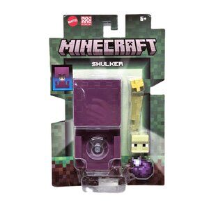NEW Mattel Minecraft Shulker Shell & Chorus Fruit Action Figure
